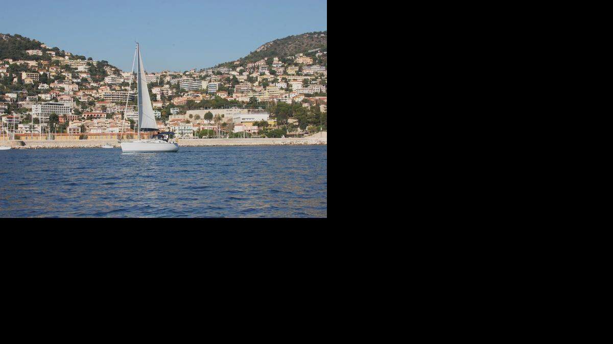 
Nice, on the Mediterranean, is the fifth-largest city in France.
