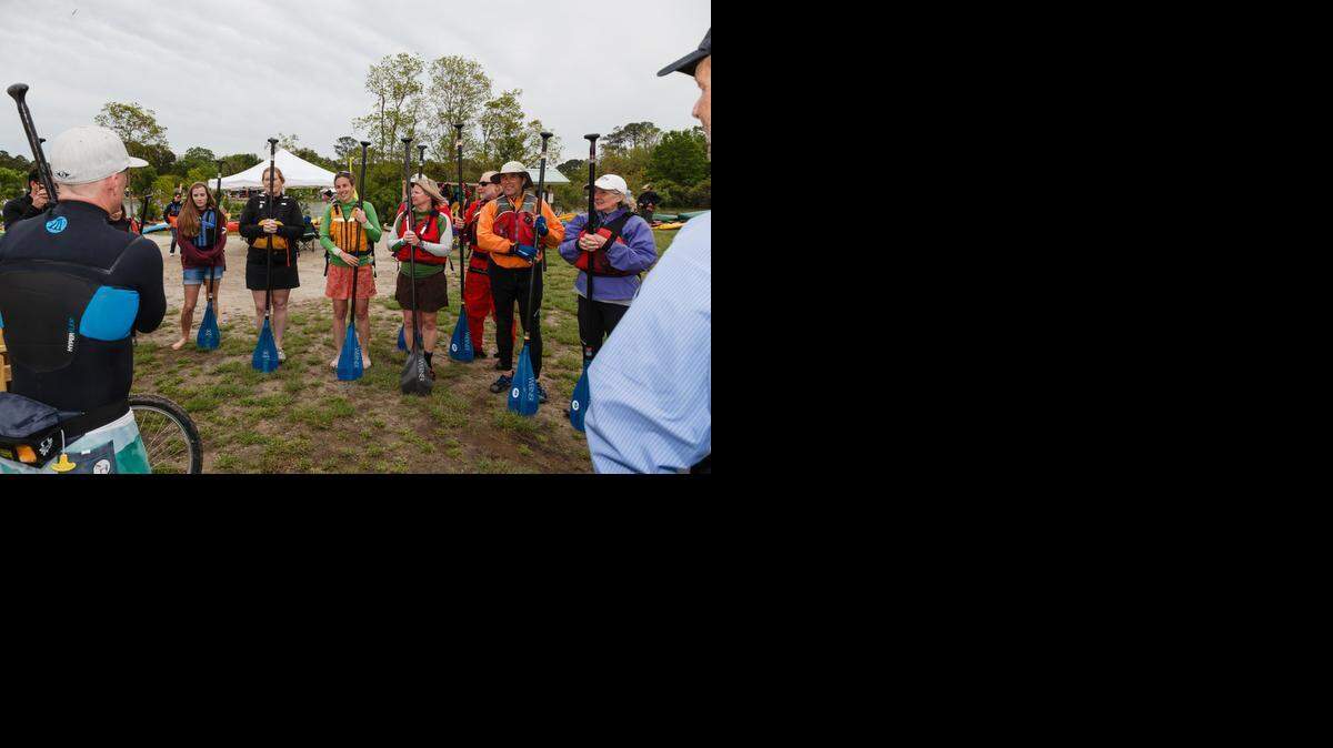 
This paddling group is ready to roll at the 2013 East Coast Paddlesports and Outdoor Festival.
