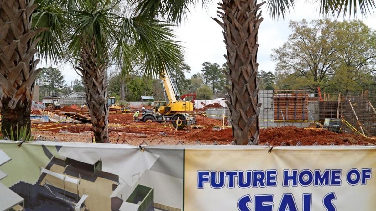 Construction continued throughout Riverbanks Zoo and Garden in 2015.