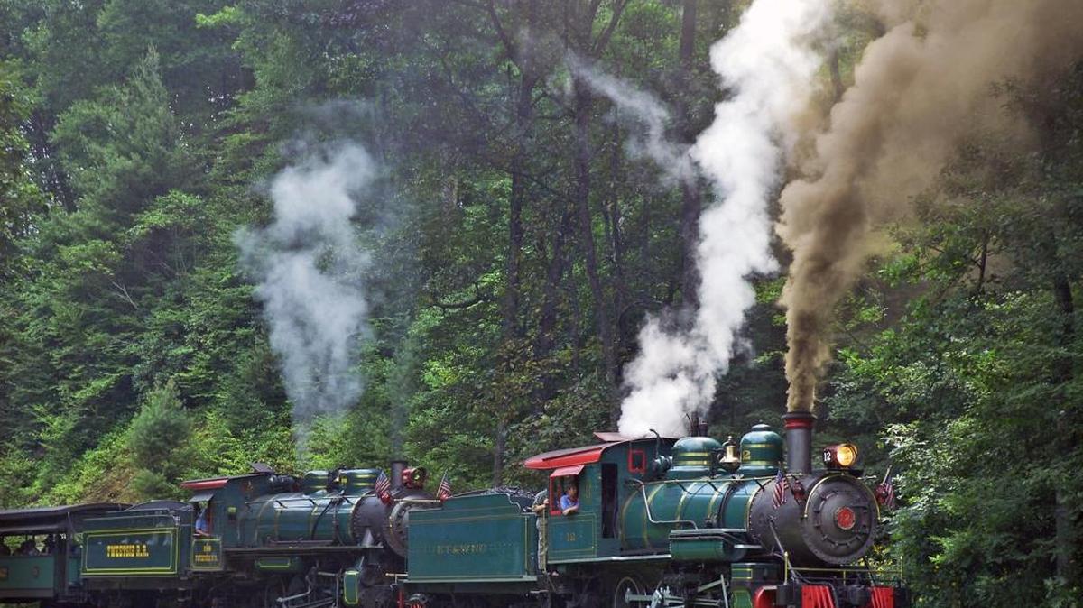 
Tweetsie Railroad, a wild-West theme park between Boone and Blowing Rock, offers carnival rides, shows and an authentic train trip. It will open for the 2025 season on April 5. 

