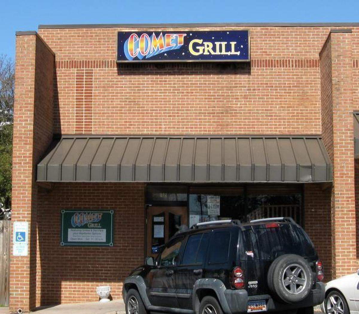 The Comet Grill on Park Road.