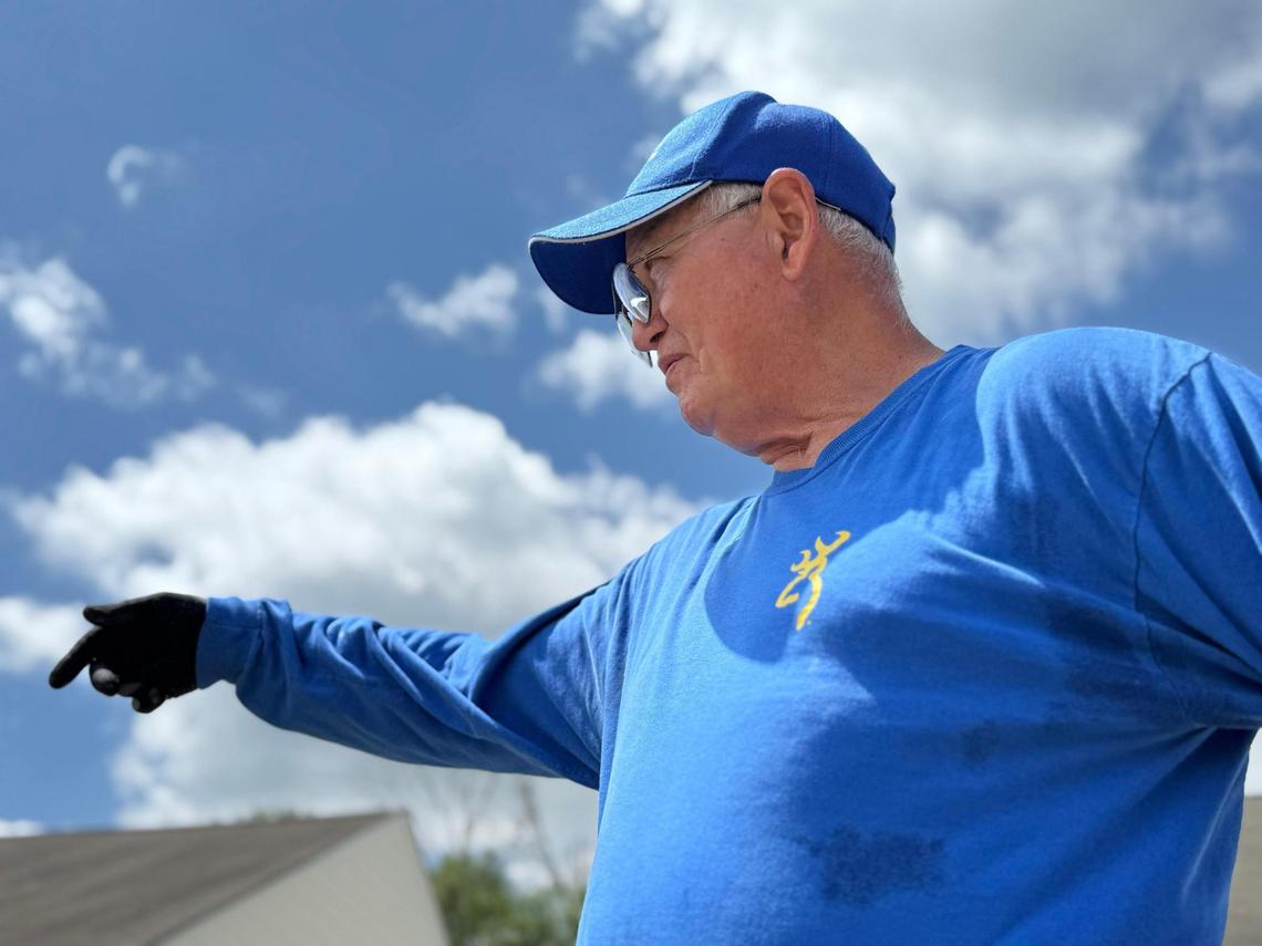 Bobby Mathis of Rock Hill talks about his neighborhood Friday in Rock Hill.