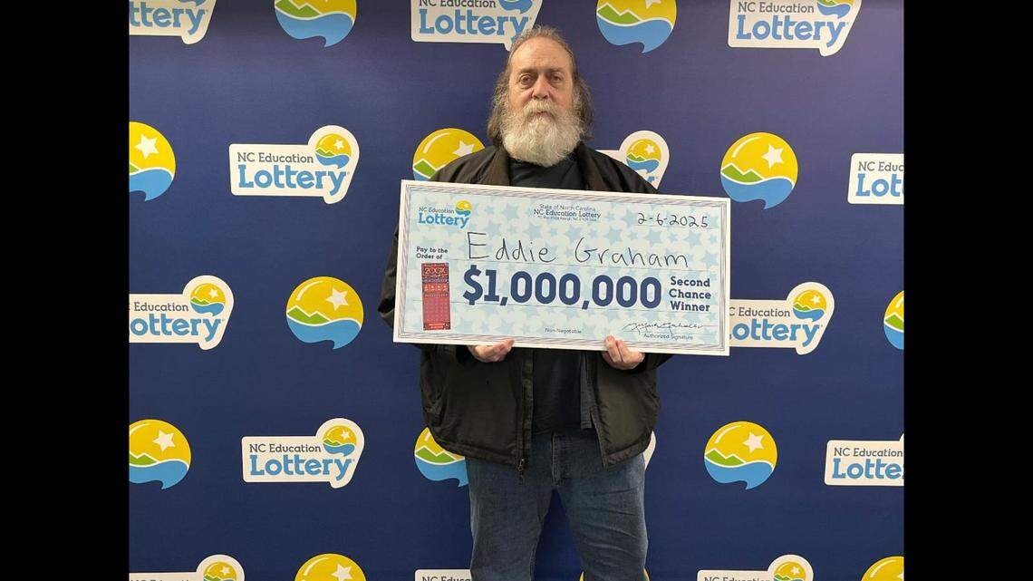 A North Carolina grandpa got richer after entering a second-chance lottery drawing.