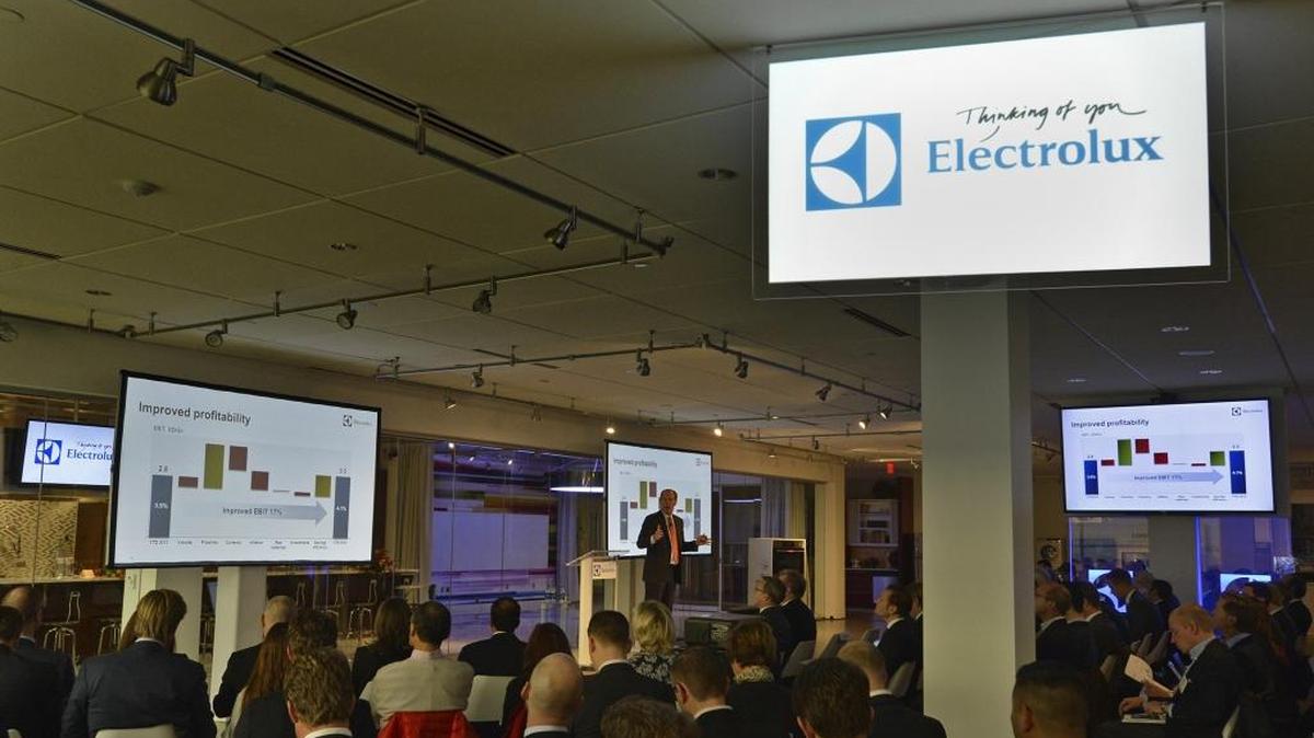 The Electrolux Capital Markets Day in Charlotte on Nov. 20, 2014.