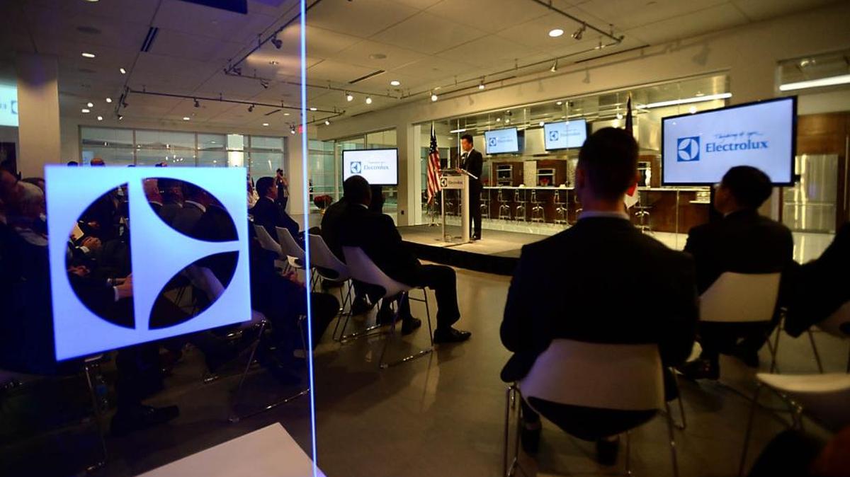 The Electrolux North American headquarters in Charlotte.