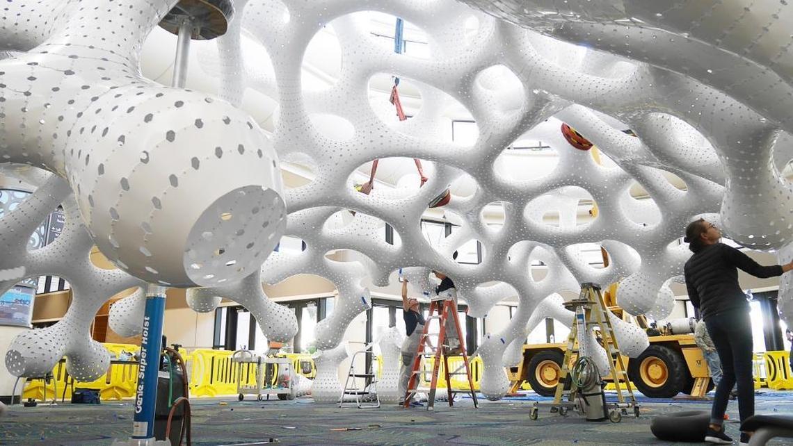 Under Magnitude, Orlando, Fla., by Marc Fornes’ studio.