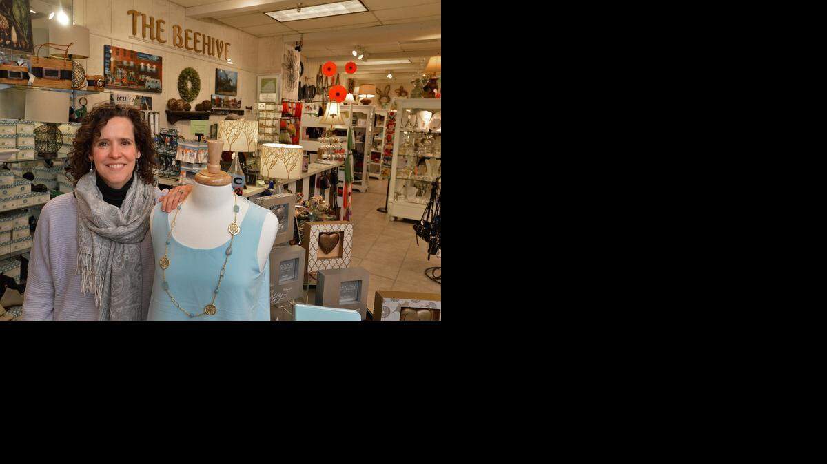 
Teresa Farson, co-owner of The Beehive, inside the Bank of America Plaza Mall. She said it can be hard for visitors to find the store, and sometimes hotel workers tell guests there’s nowhere to shop nearby even when they’re open. “When there’s an event uptown, you can look out and see hundreds of people and you can’t capture them,” she said. 
