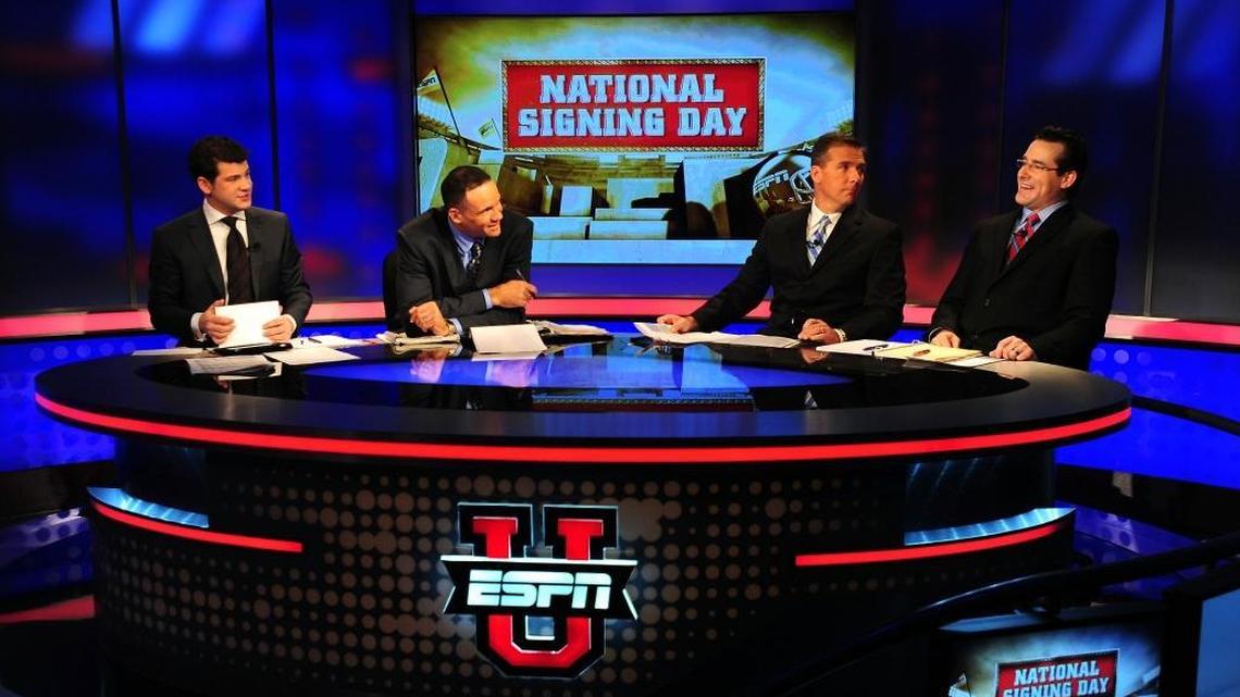 ESPNU studio in Charlotte