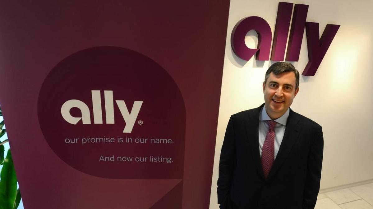 Jeffrey Brown, the highest-ranking Ally Financial official in Charlotte at his office in June 2014.