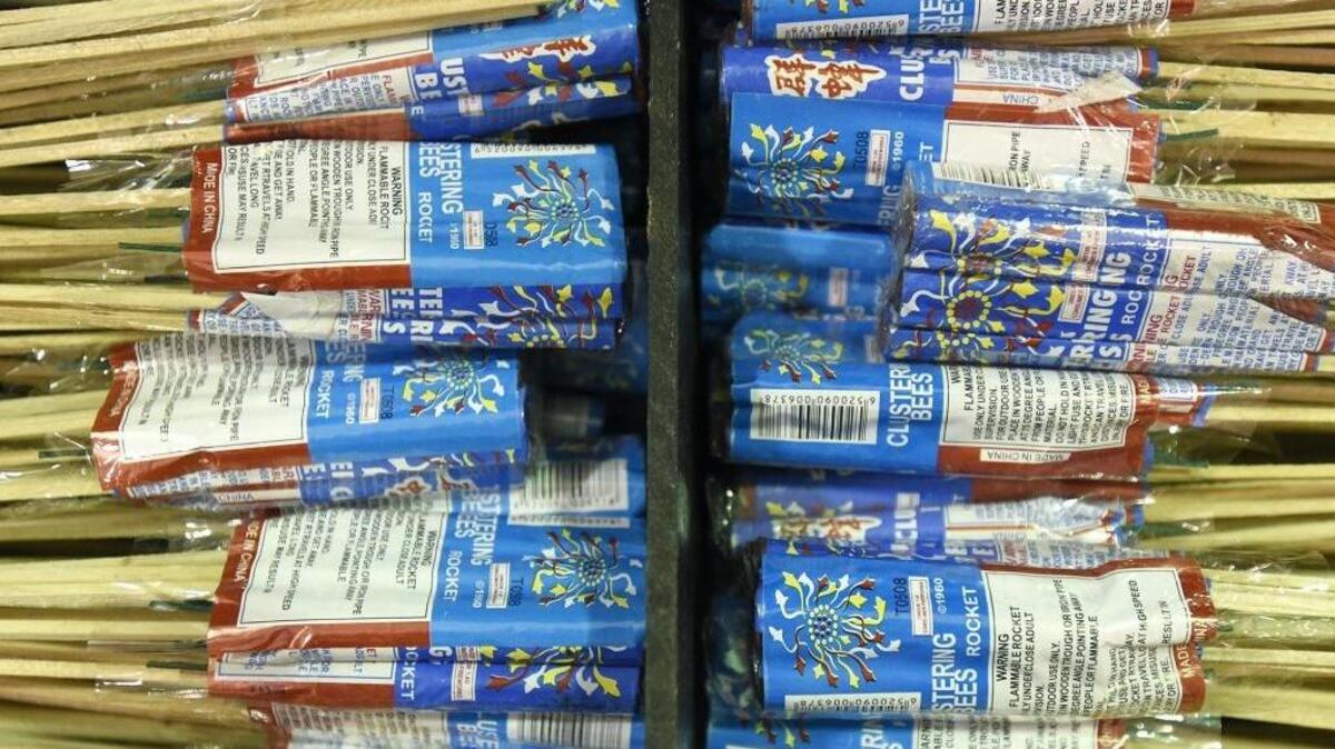 Bottle rocket fireworks