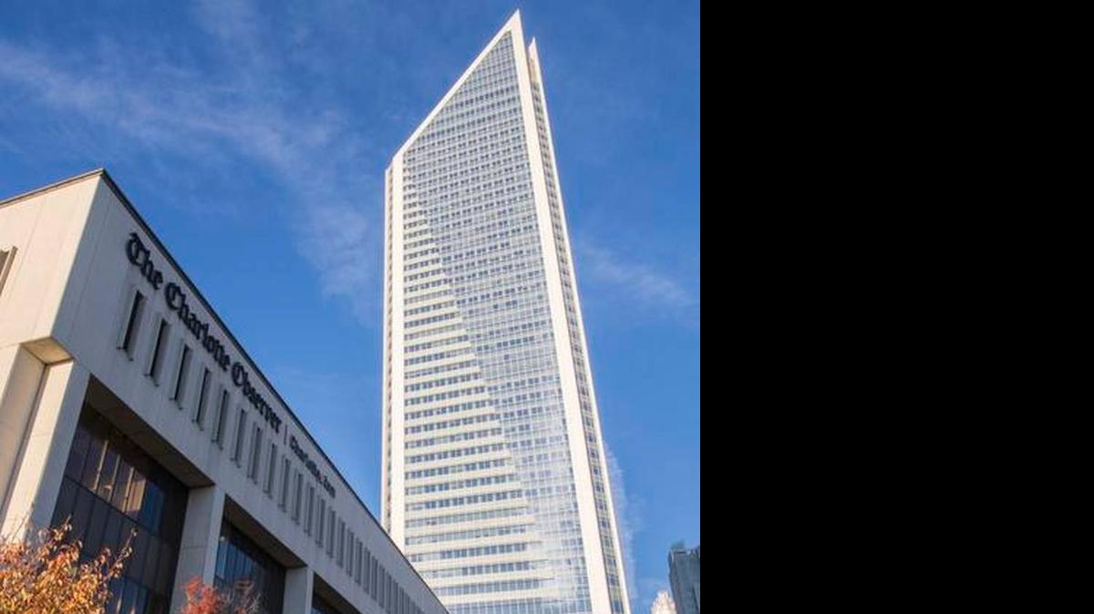 
The Charlotte Observer’s 9.4-acre site is one of the largest tracts on the south side of uptown. 
