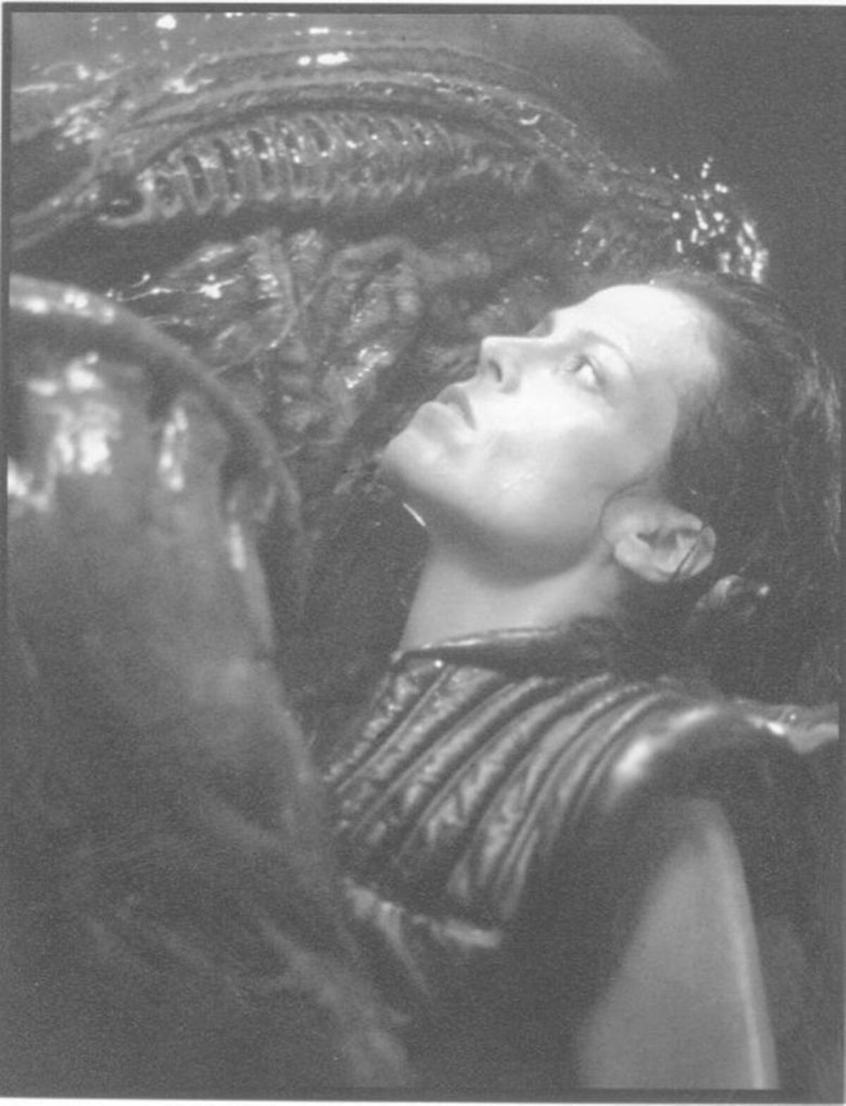 Sigourney Weaver in the 1979 movie “Alien”
