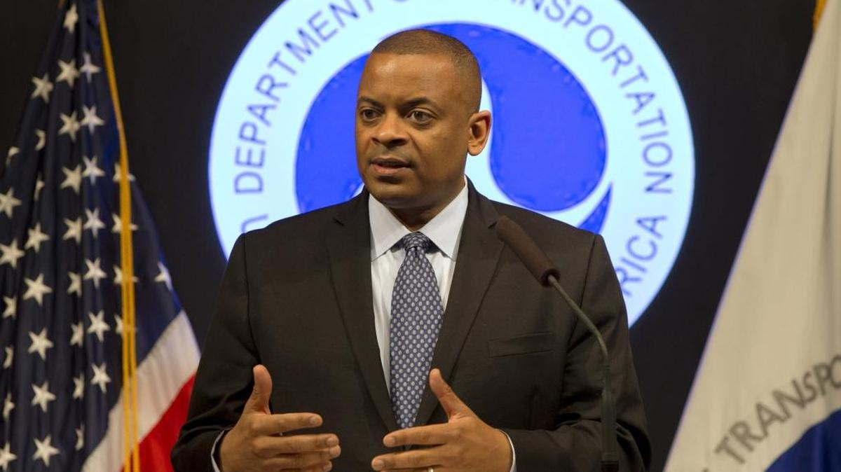 
Transportation Secretary Anthony Foxx speaks at the Transportation Department in Washington in this photo from May. 
