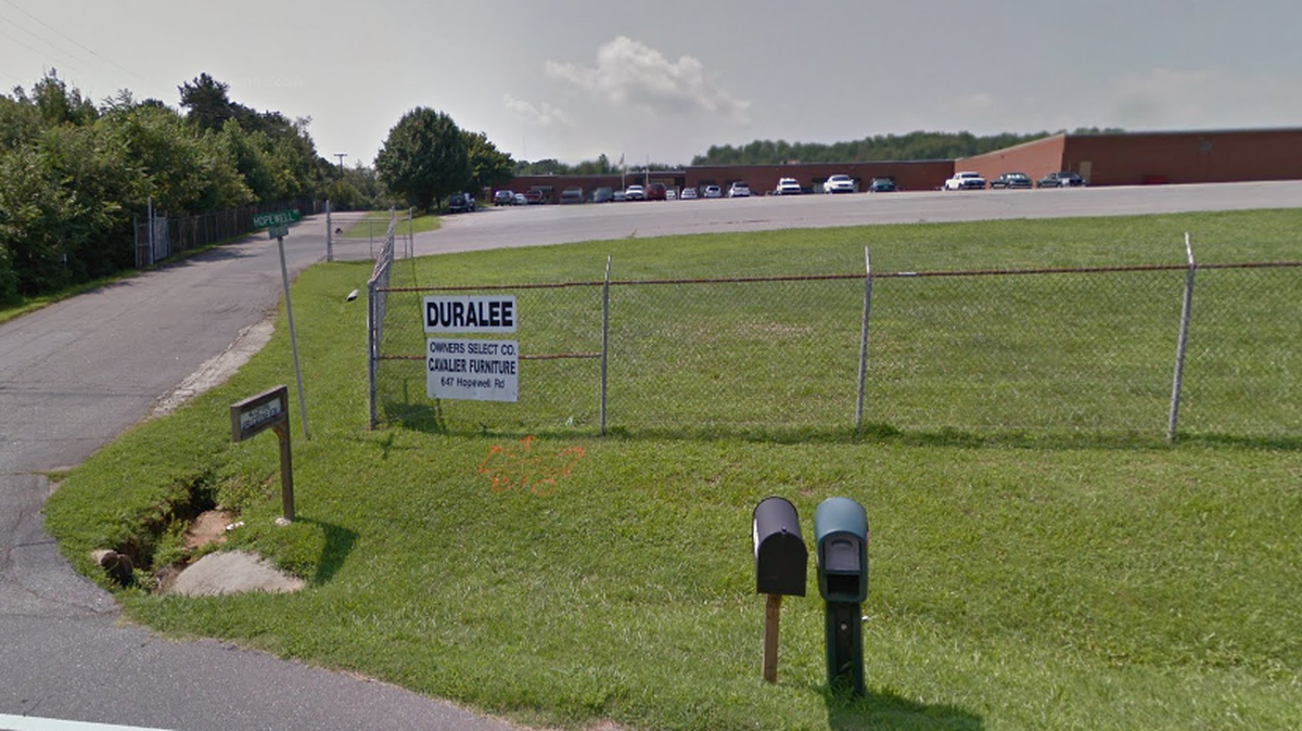 Duralee’s Morganton facility at 647 Hopewell Road