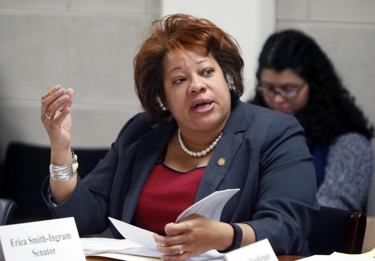Democratic Sen. Erica Smith-Ingram of Northampton County is among lawmakers taking aim at a loophole allowing companies that receive state job-creation grants to fill those positions with workers brought to the U.S. on visas.