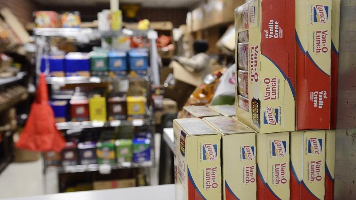 The Snyder’s-Lance company store carries all the products produced at the plant in Charlotte. Josh Logan, packaging operations manager for the Snyder’s-Lance plant in Charlotte conducted a tour of the Toast Chee production line on March 20.