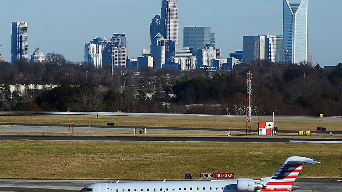 American Airlines Group Inc.’s fourth- quarter profit exceeded analysts’ expectations on plummeting jet fuel prices and strong domestic travel. American is the largest carrier at Charlotte Douglas International Airport.