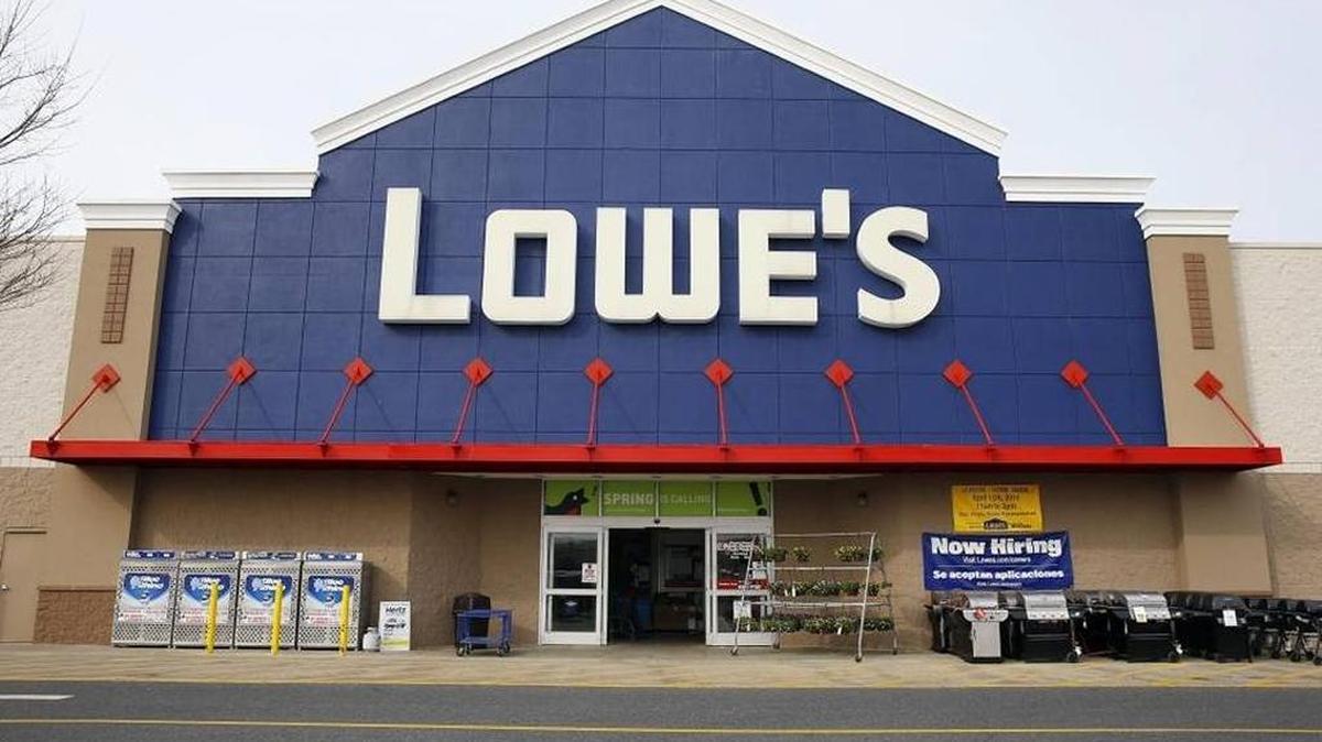 This March 25, 2014 file photo shows a Lowe's store in Philadelphia.