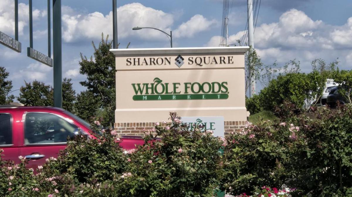 Whole Foods at Sharon Square in SouthPark. On Friday, tech giant Amazon announced it is buying Whole Foods for $13.7 billion.