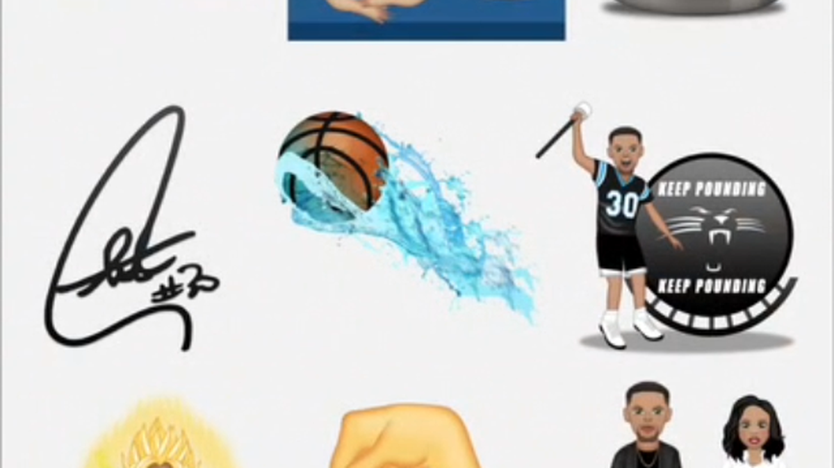The Stephmoji app in the Apple store