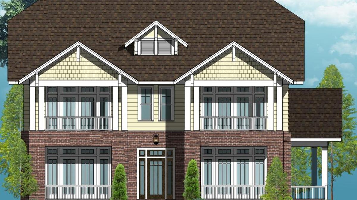 Rendering of condominium units planned by The Drakeford Company.