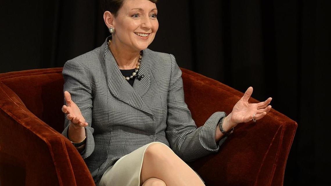 Duke Energy CEO and chairman Lynn Good at a 2014 panel discussion.