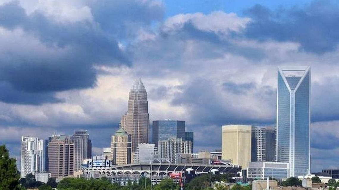 The Charlotte skyline