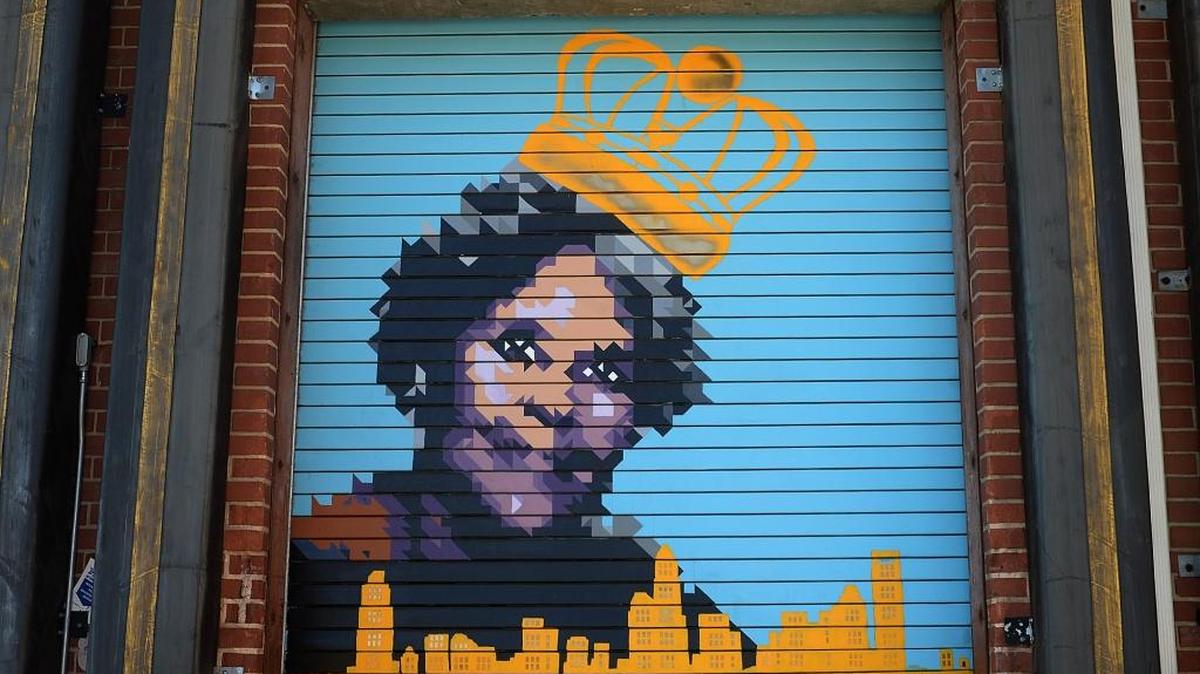 Camp North End mural.