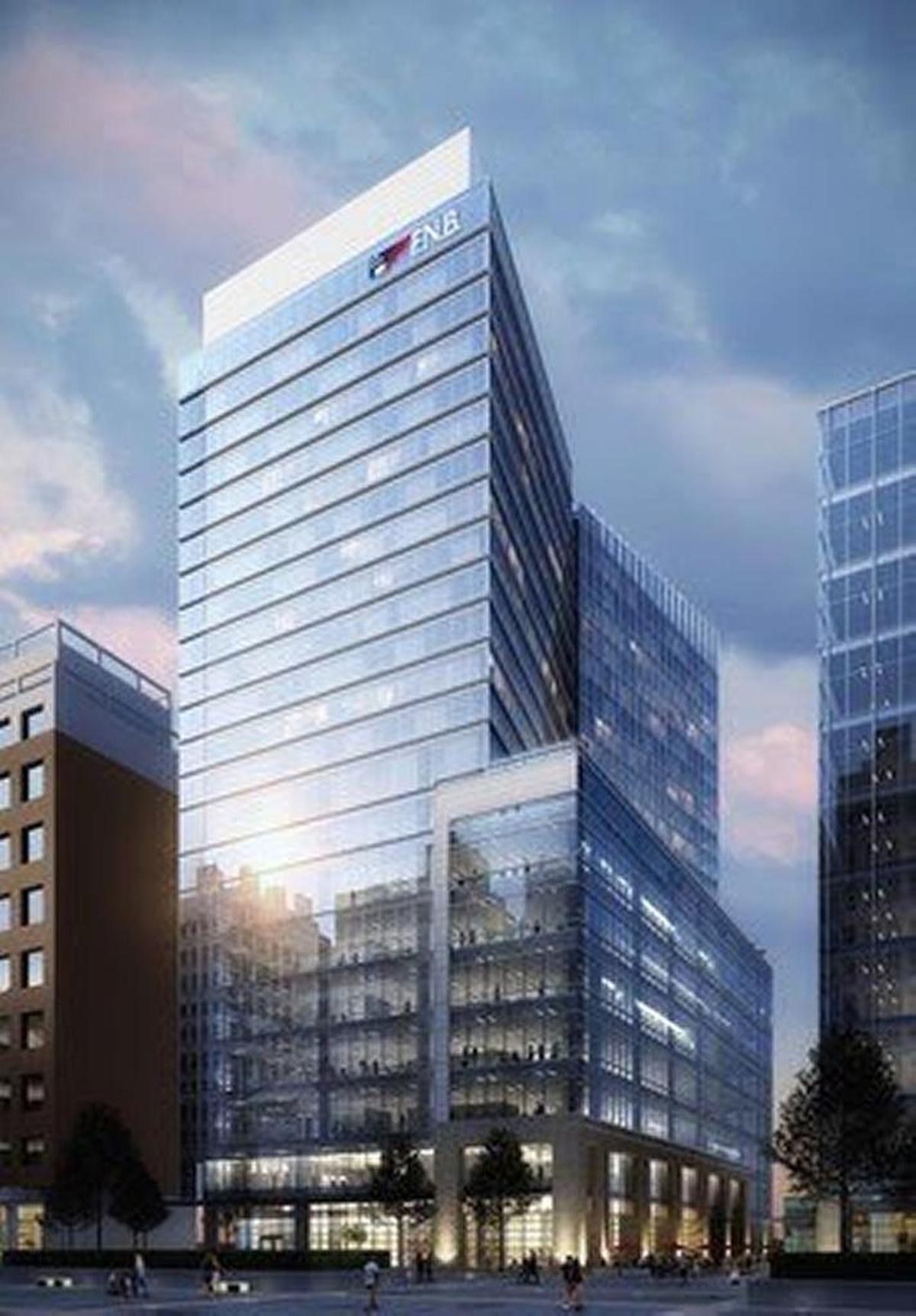 A rendering of FNB Tower at 501 Fayetteville Street in Raleigh. The building broke ground on Thursday, May 3.
