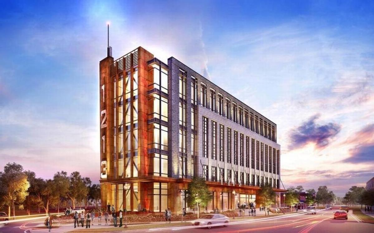 A rendering of The Refinery at 1213 W. Morehead St.