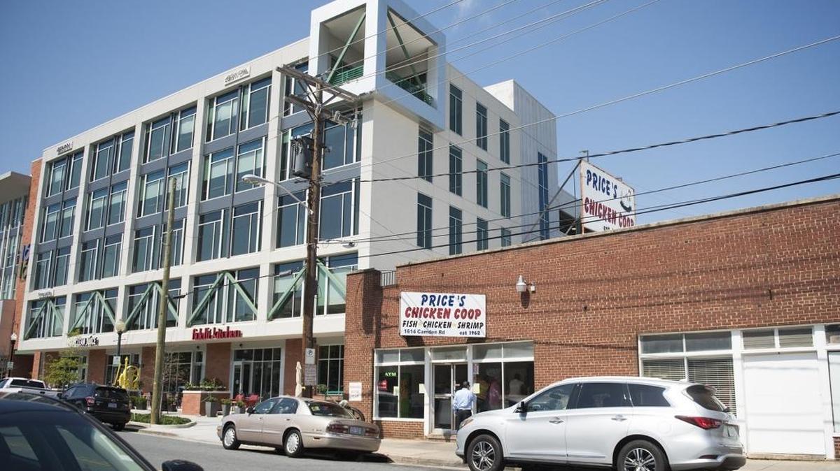 Price’s Chicken Coop in Charlotte sits in an area of booming development, yet owners will not agree to sell it to developers.