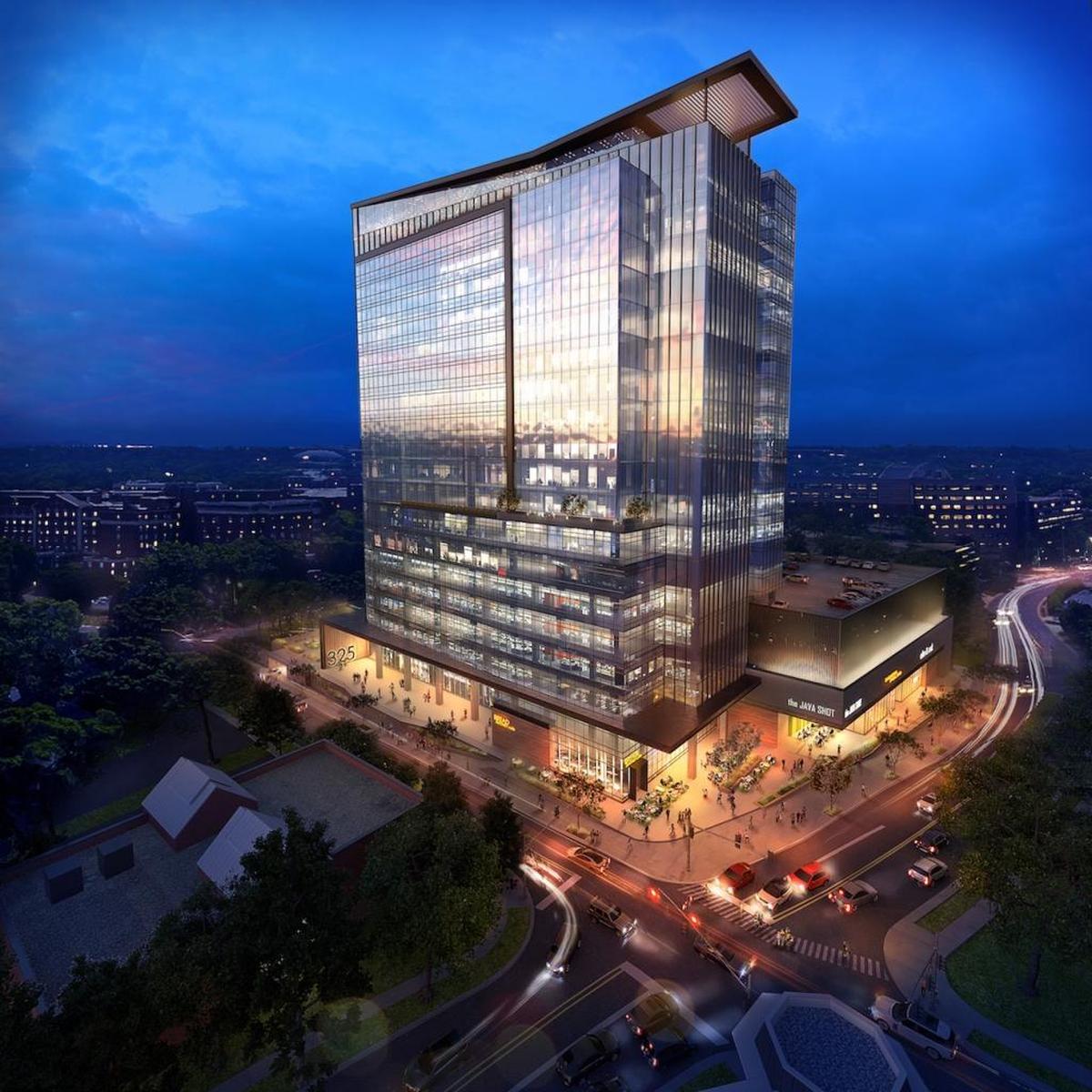Office building planned at Third Street and Baldwin Avenue.
