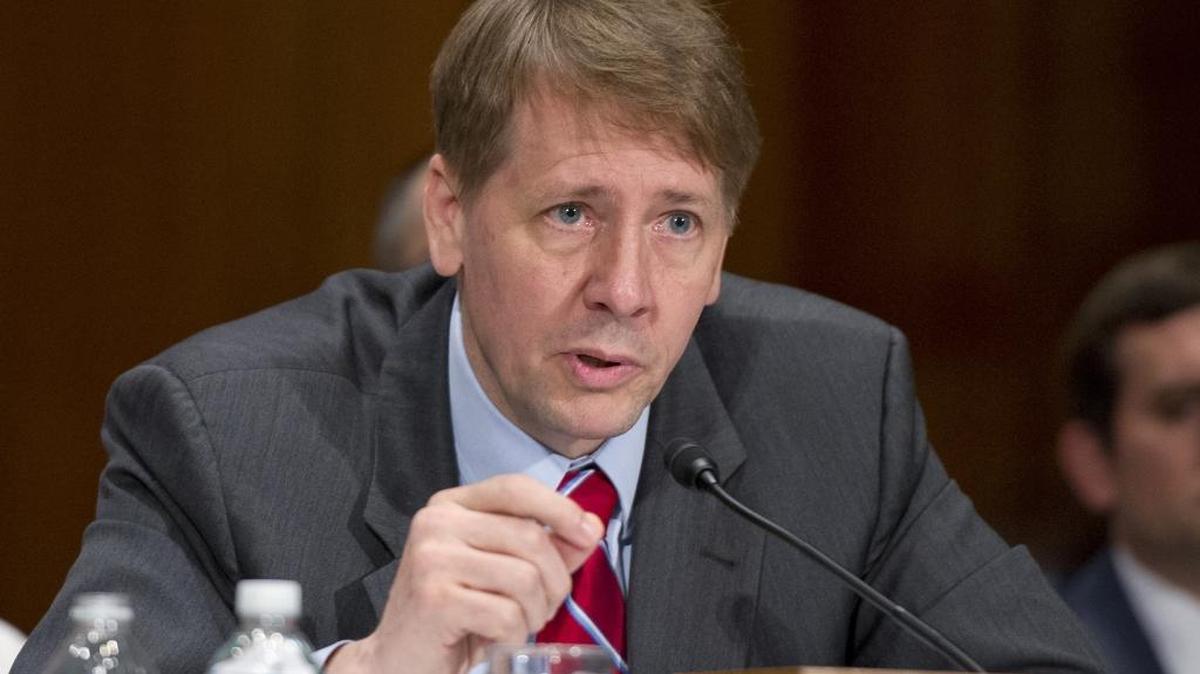 Richard Cordray, director of the Consumer Financial Protection Bureau, testifies on Sept. 20, 2016 before the Senate Committee on Banking, Housing and Urban Affairs about Wells Fargo.