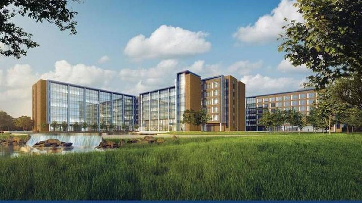A rendering of LPL Financial’s new headquarters to be built in Fort Mill.