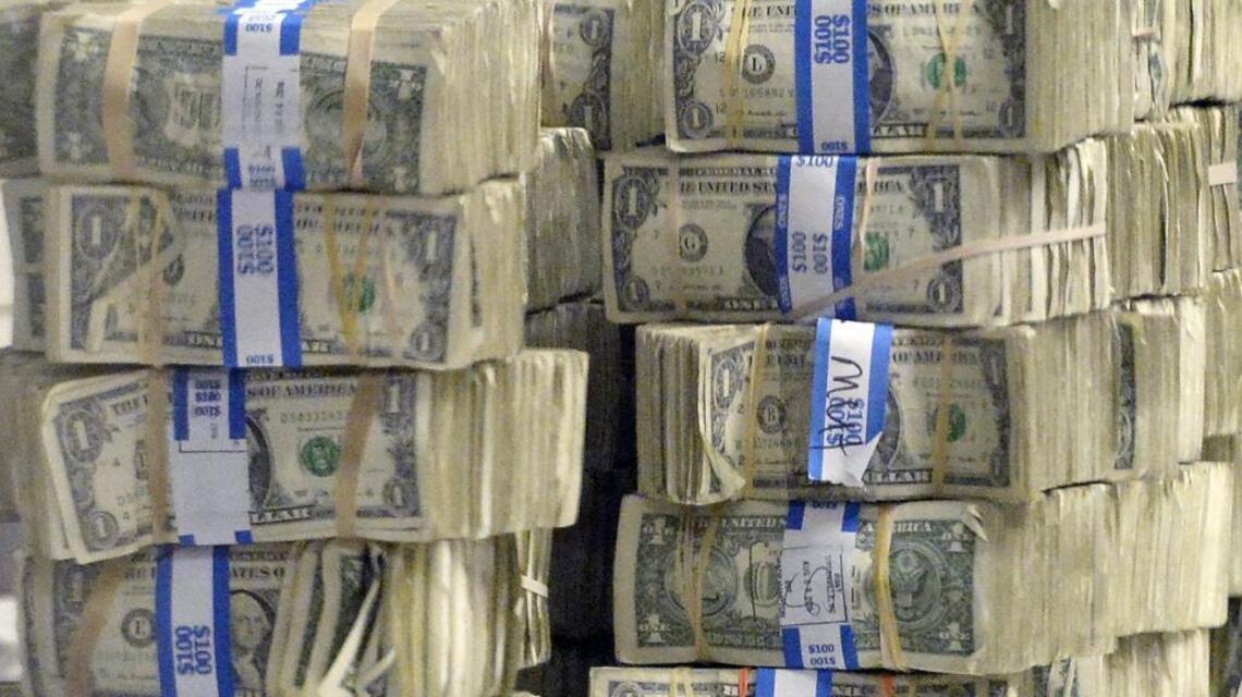 Inside the vault at the Charlotte Federal Reserve branch