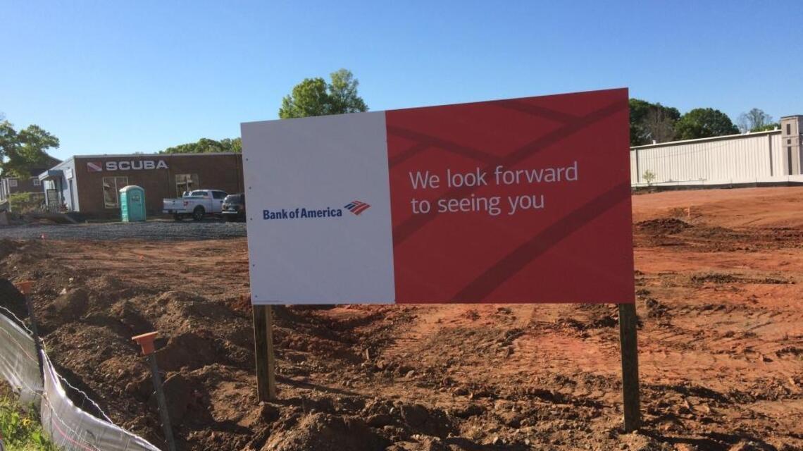 Bank of America plans 1st new branch in Charlotte since 2012