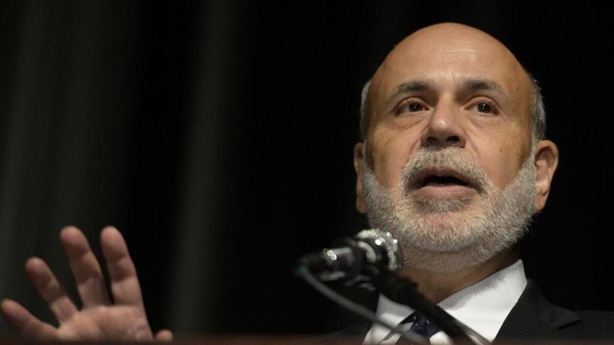 
Former Federal Reserve Chairman Ben Bernanke spoke at Myers Park High School, Thursday September 17. 
