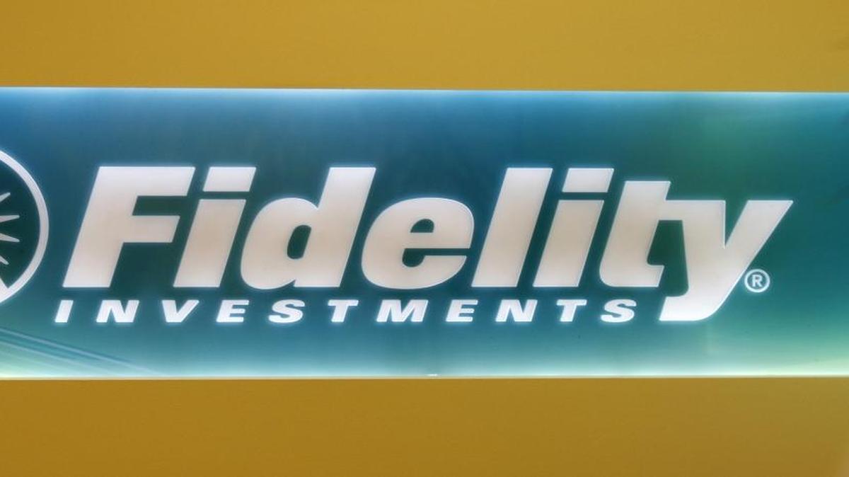 A colorful Fidelity Investments company logo is prominent Tuesday, Oct. 27, 2015 at one of its RTP campus building entrances.