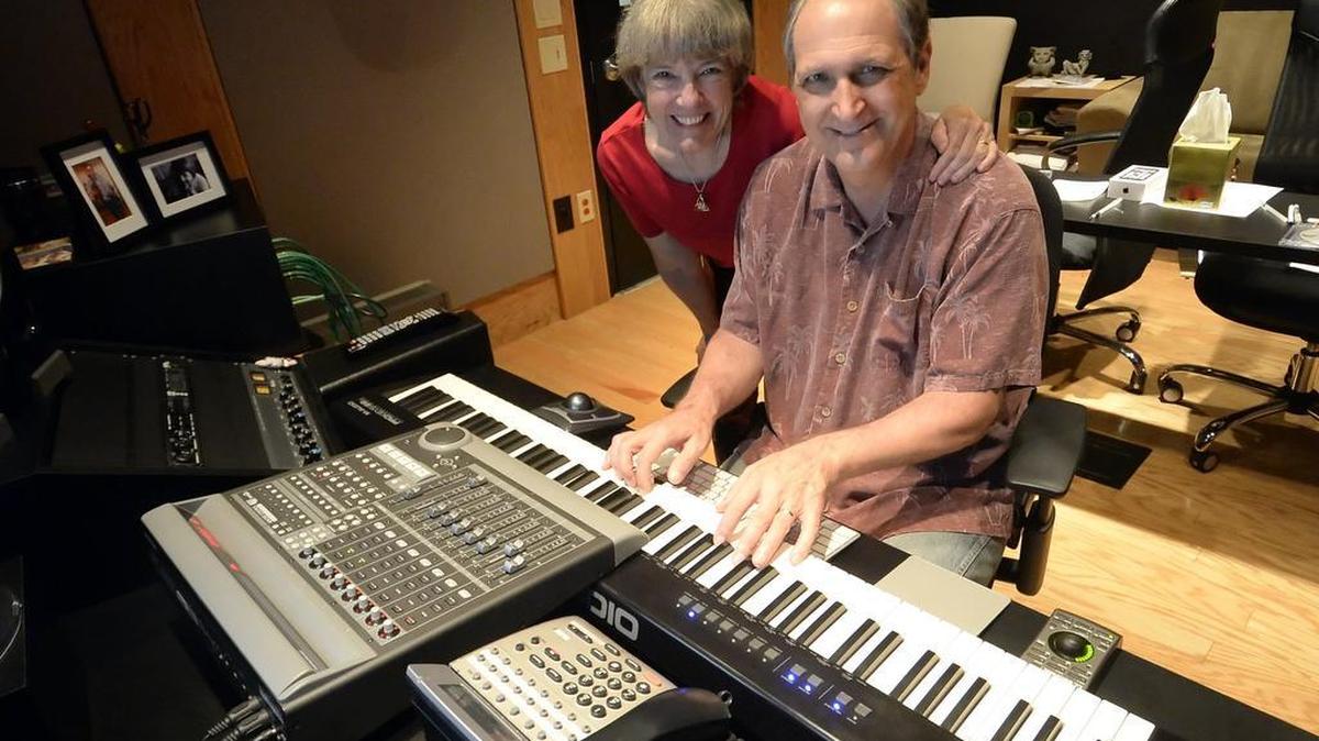 
Husband and wife co-owners Fred and Becky Story of Concentrix Music and Sound Design in south Charlotte. The company has been providing original music and audio post production for the film, TV, advertising and multimedia industry for more than the past 22 years. It also provides the music heard in roughly 80 percent of Wells Fargo’s 6,200 U.S. branches.

