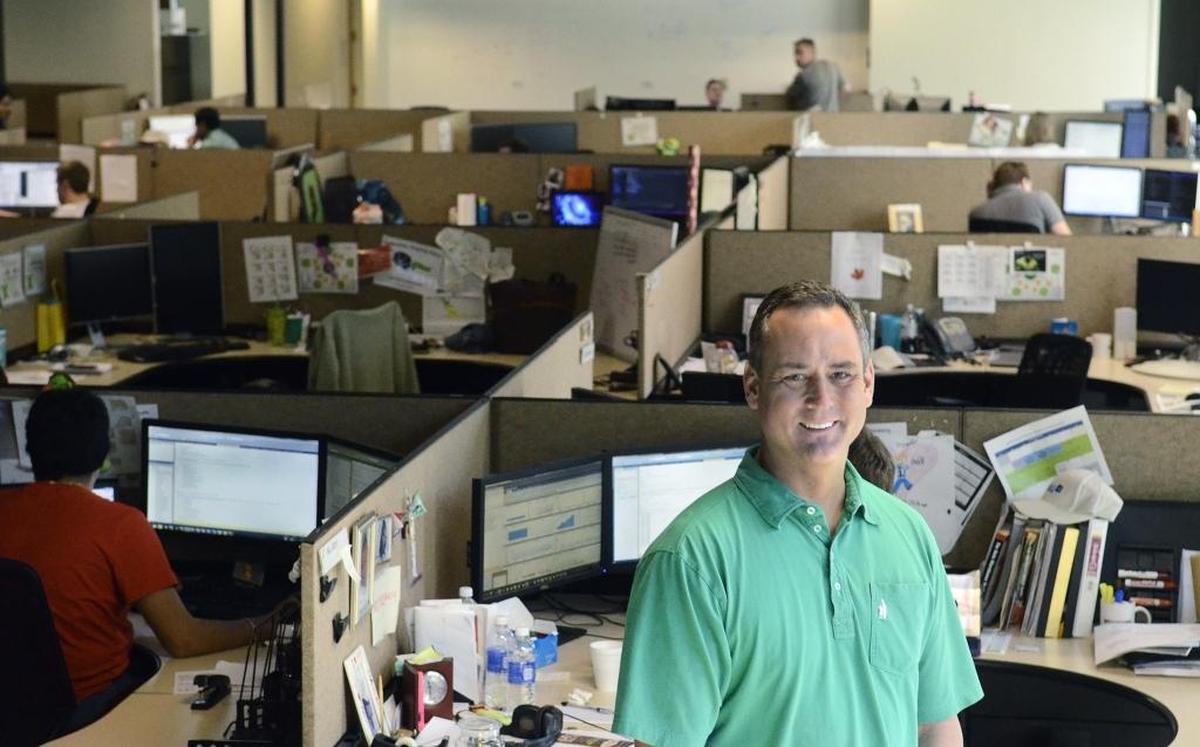 Doug Lebda, founder and CEO of LendingTree, in an April 2014 file photo. Lebda died in an ATV accident on Oct. 12. During a third-quarter earnings call, company leaders said they will continue his legacy.
