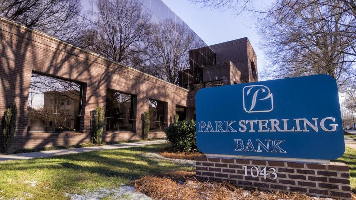 Park Sterling Corp. on Thursday said third-quarter profits jumped 32 percent from a year ago, as the Charlotte bank made more money on loans after buying a Virginia-based bank.