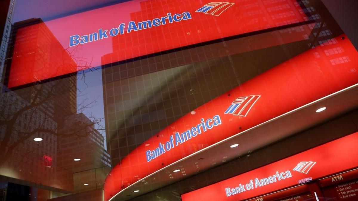 This Nov. 23, 2015, photo, shows a branch office of Bank of America, in New York.