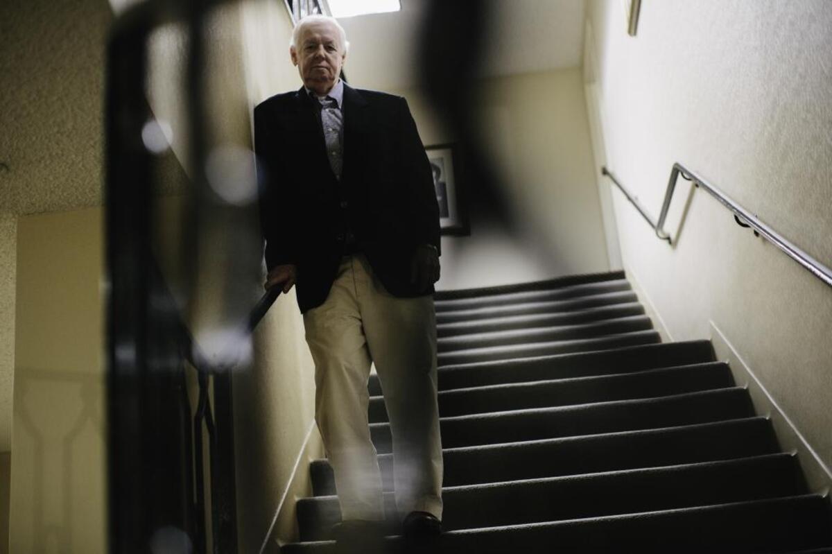Paul Bishop, a former mortgage sales representative and a plaintiff in a whistleblower case against Wells Fargo, in San Mateo, Calif.