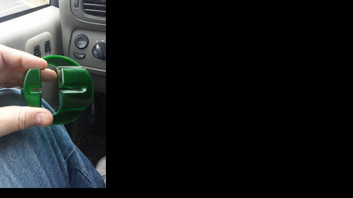 
Rock Hill resident Wesley Kennan said he found this skimming device while using an automated teller machine at a BB&T branch around noon Feb. 16, 2015. Skimming, the use of equipment to steal bank account information from people as they use ATMs and pay at gas pumps, is on the rise in the Charlotte metropolitan area, according to the Secret Service.
