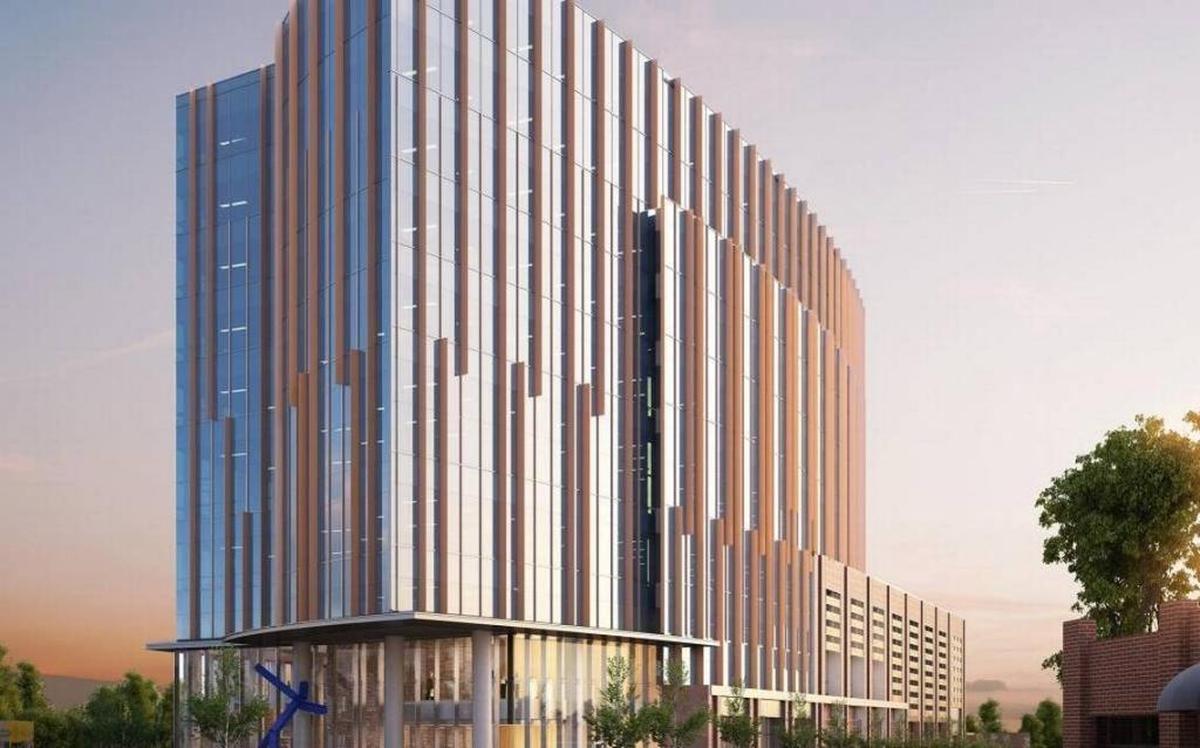 A rendering of the Dimensional Fund Advisors building.
