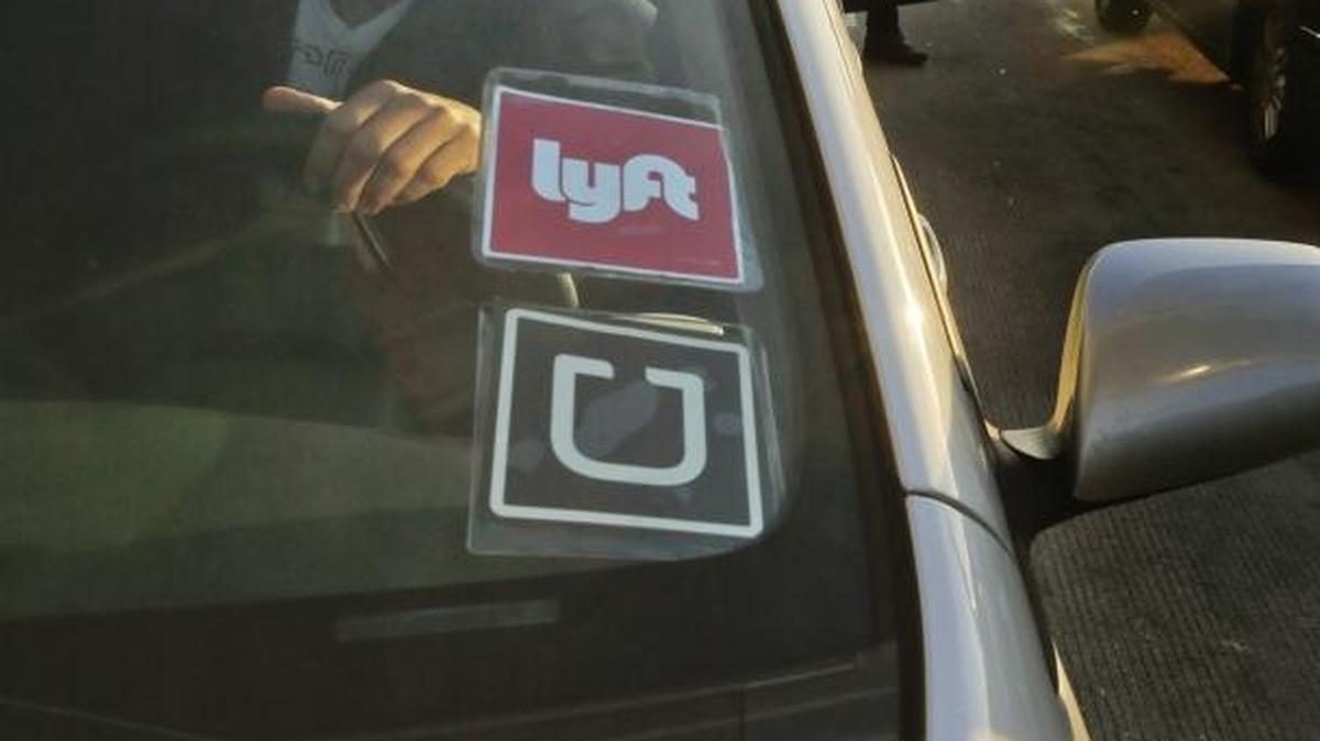 An Uber/Lyft driver at LAX.