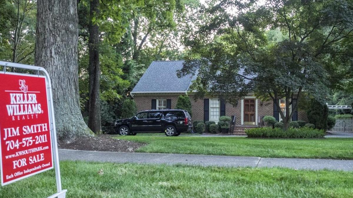 A Charlotte home for sale in an August 2014 file photo.