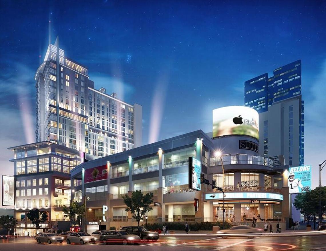 This image by BB+M Architecture shows the planned hotel at the EpiCentre.