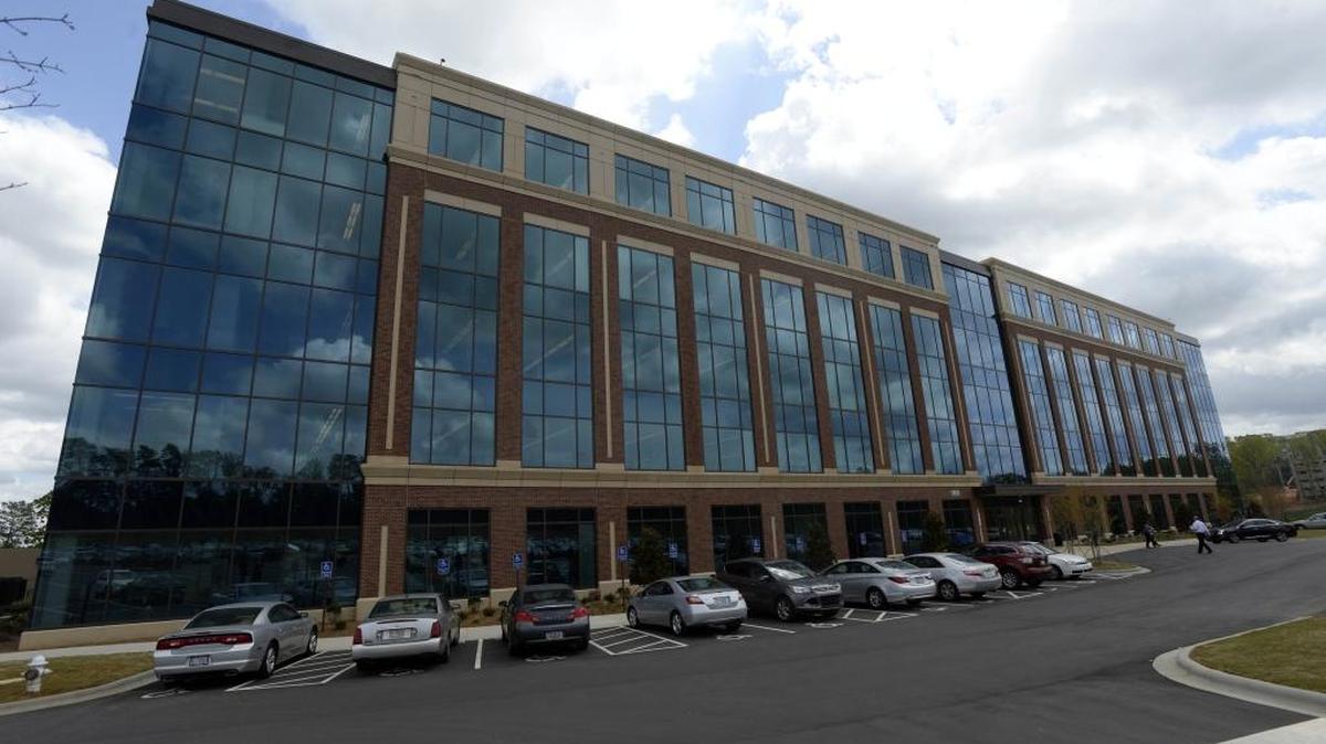 An exterior of the Lash Group's new headquarters located in Kingsley Park in Fort Mill, S.C. on Monday, April 11, 2016. Lash Group, a part of AmerisourceBergen, is a patient support services company that employs more than 3,500 associates nationwide. Lash Group works with pharmaceutical manufacturers to provide patient access, affordability and adherence programs. As a top employer in the Charlotte metro region, Lash Group continues to look for new talent, including high performers who embrace change, welcome new technology and are motivated to make an impact on patient lives.