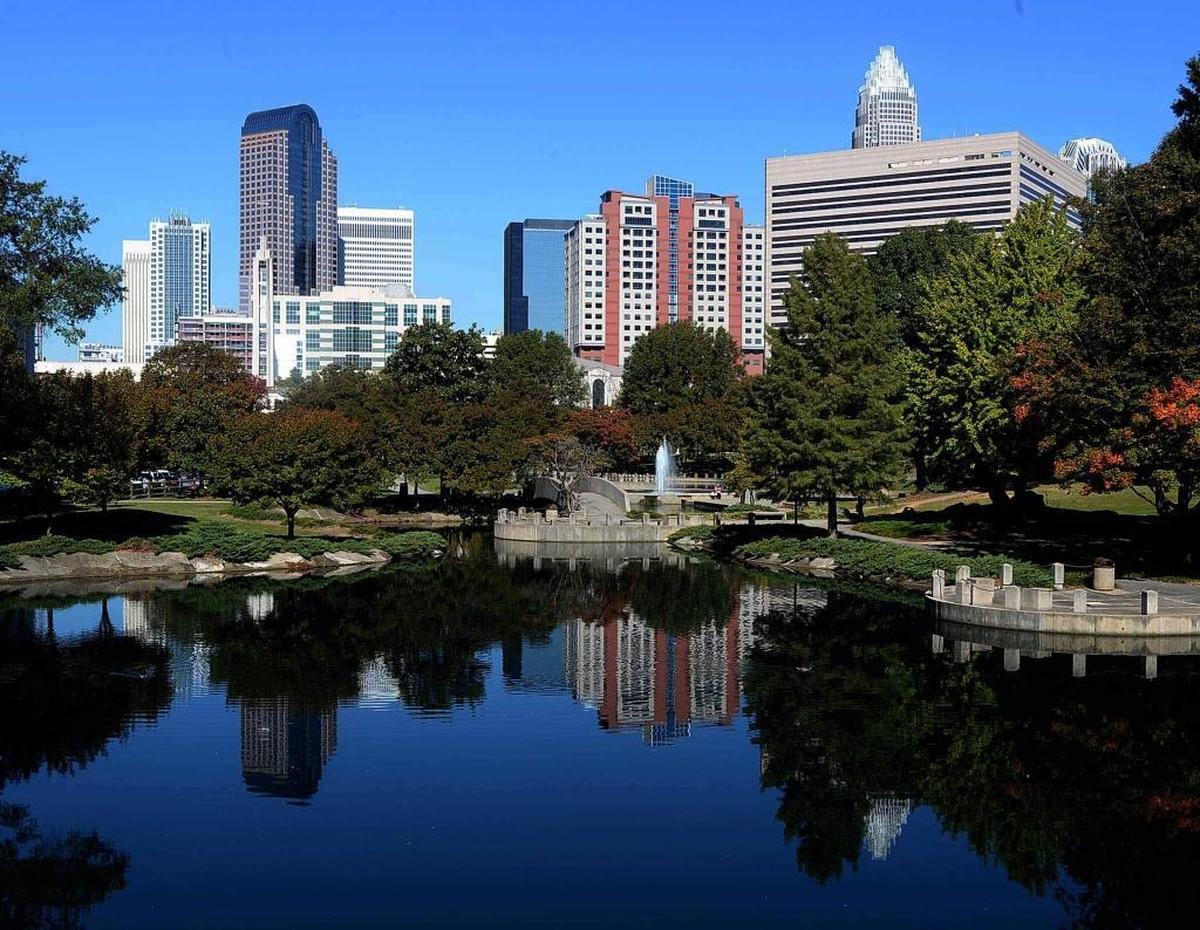 A plan to redevelop the former Brooklyn section of uptown Charlotte would shrink the size of little used Marshall Park.